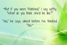 ... / Matched, Crossed & ReachedBy Allie Condie / by YA Book Quotes