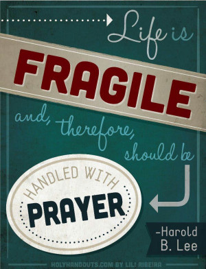 handle with prayer