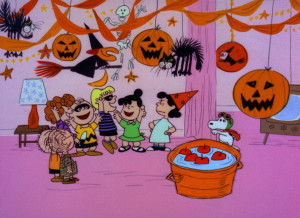 Lucy Halloween Party gif its the great pumpkin charlie brown