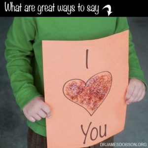 What are ways to say I love you?