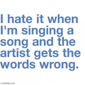 Singing a song funny quote singing song lol words