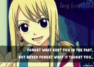 Fairy Tail: Lucy Heartfilia quote.