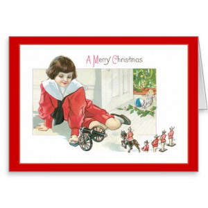 Toy Soldier Christmas Greeting Card
