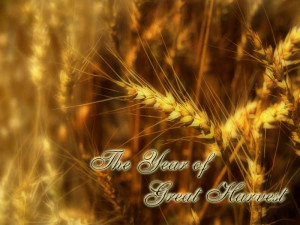 Christian Wallpaper - The Year Of Great Harvest