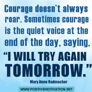 Never quit quote - I'll Try Again tomorrow
