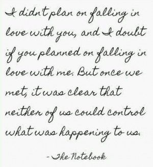 Notebooks Movie Quotes, Notebook Quotes, True Love, Menu, Fall In Love ...