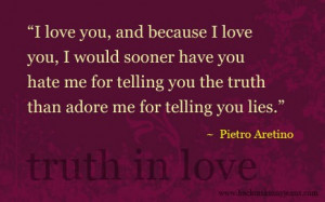 would sooner have you hate me