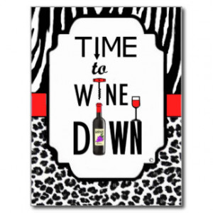 Funny Wine Quotes Postcards