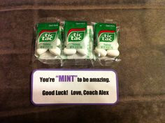 Cheerleading competition good luck gift. 