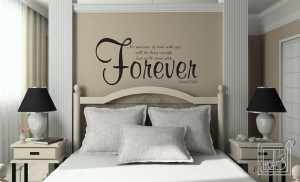 Wall Decal Quote No Measure of Time - Wall Sticker - Wall Vinyl ...