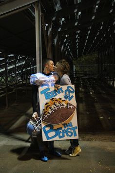 ... Poster! Me and my Tiger! #Beast #Posterideas #Football #Kisses #Cute