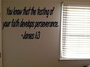 ... Bible-Verse-Christian-Perseverance-Test-Vinyl-Wall-Decal-Quote-Sticker