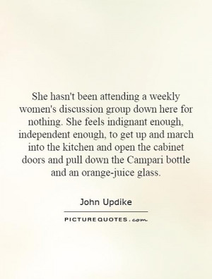 She Hasnt Been Attending A Weekly Womens Discussion Group Down Here