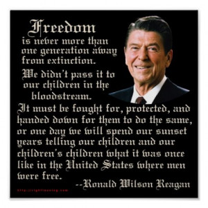 reagan quote about freedom