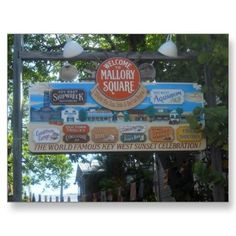 Mallory Square sign, Key West FL