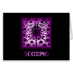 Birthday Card For Scorpios