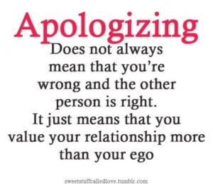 Apologizing Quotes