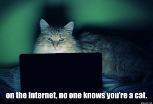 on the internet no one knows you re being funny