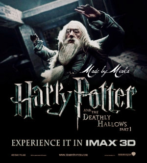 Harry Potter Deathly Hallows : Dumbledore FanMade Poster