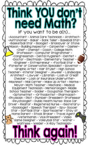 Cool Math-for-Careers poster