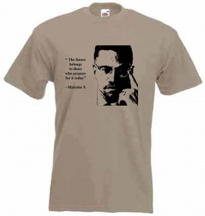 MALCOLM-X-T-SHIRT-Black-Panther-Party-Hip-Hop-Political-Choice-Of ...