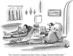 Funny Cartoons About Blogging