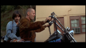 Pulp Fiction Bruce Willis Motorcycle Zed's dead