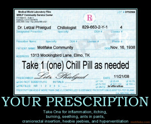 YOUR PRESCRIPTION - Take One for inflammation, itching, burning ...