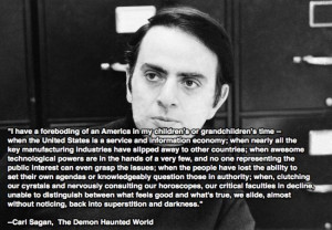 Carl Sagan was clairvoyant...