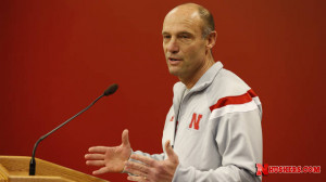 Nebraska Head Coach Mike Riley talked to the media about spring ...