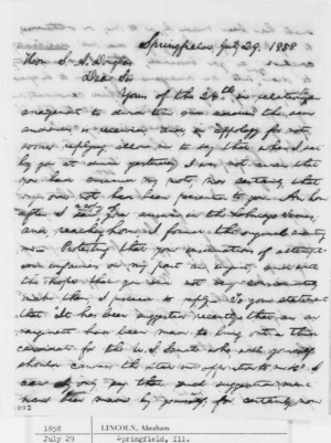 Abe Lincoln Handwriting