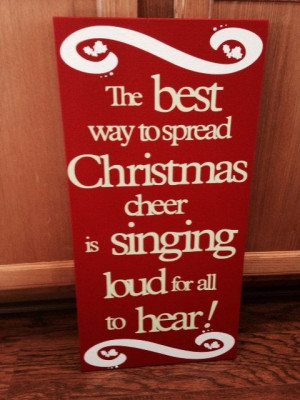 Elf Movie Quote Sign The Best Way to Spread by HandleWithLuv, $30.00