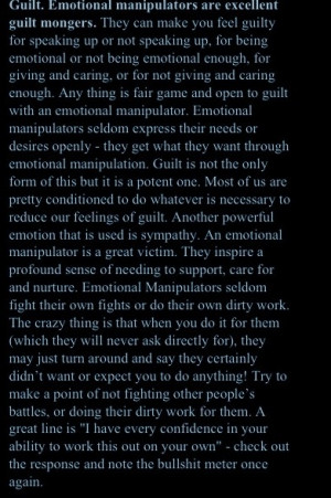 Narcissist Manipulative Tactic....really wish people would educate ...