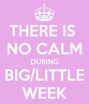 There is no calm during big/little week! #esalove