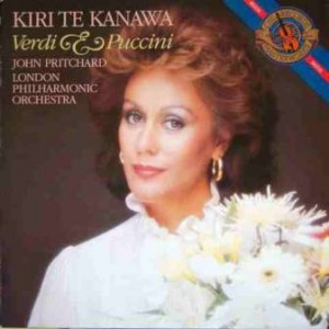 have been a fan of Dame Kiri Te Kanawa for many years, actually ...