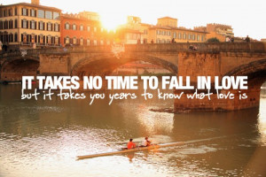 iT TAKES NO TiME TO FALL iN LOVE,