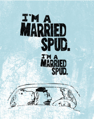 ... funny toy story two mr potato head and barbie i m a married spud quote