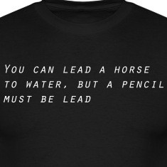 lead pencil t shirts designed by megalawlz