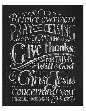 Rejoice Evermore Chalkboard Art Print