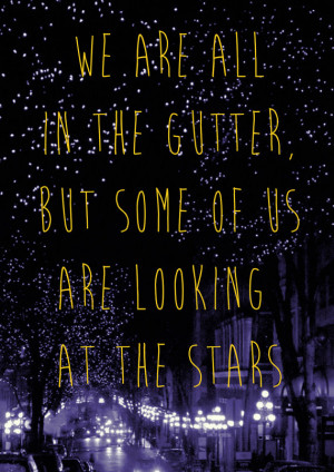 ... gutter... quote POSTER - Inspirational motivational quote. Literary