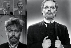 ... makeup tests for Paul Massie as Jekyll in The Two Faces of Dr. Jekyll