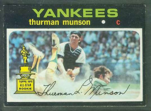 1971 Topps #..5 Thurman Munson [#a] (Yankees) Baseball cards value