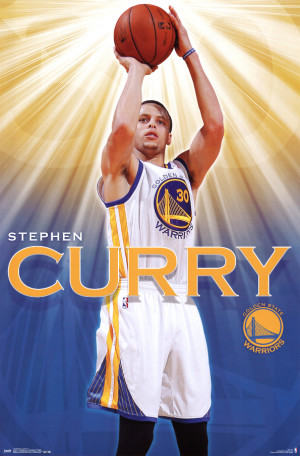 curry golden state warriors basketball poster stephen steph curry ...