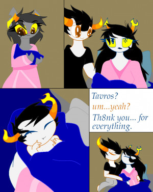 Vriska and Tavros love comic(READ DESCRIPTION) by ModernLisart