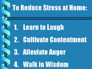 How to Relieve Stress and Tension in the Home