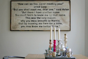 ... 125.00, via Etsy. awesome quote from The Chronicles of Narnia