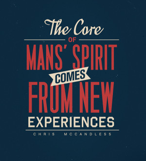 Experiences Inspirational Typography Quote