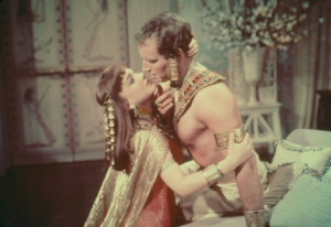 ... names charlton heston anne baxter still of charlton heston and anne