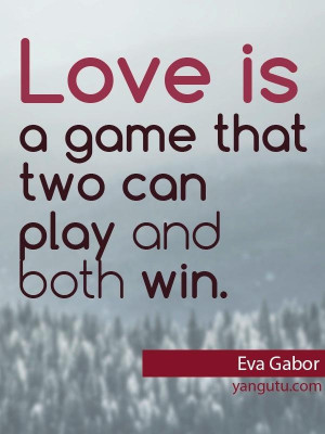 Love Game That Two Can Play
