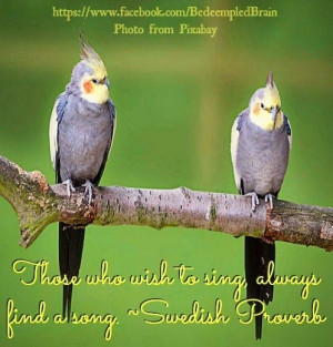 ... wish to sing will always find a song